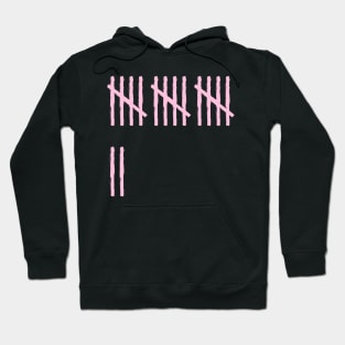 17th pink count Hoodie